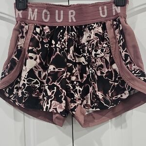 Under Armour Women's Athletic Shorts - Pink and Black